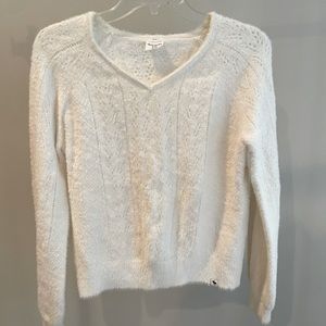 Abercrombie Kids Pointelle V-neck Sweater